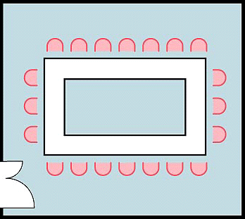 口の字レイアウト