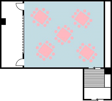 テーブル膳レイアウト